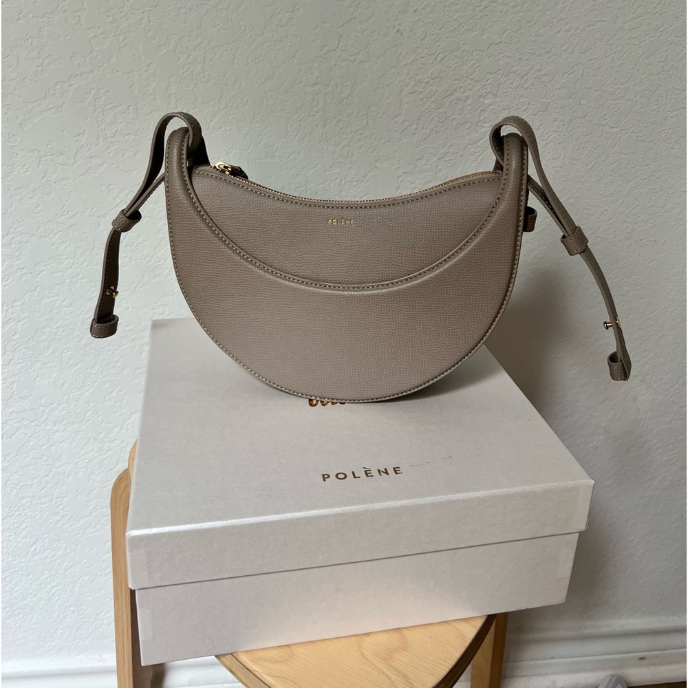 Polene numero dix taupe bag